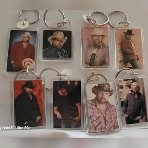 New Vintsge 8 Toby Keith keychains